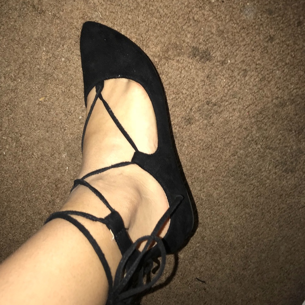 Black flats